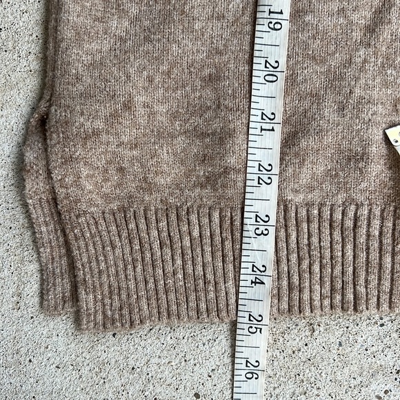 By Anthropologie Welford Tan Mock Neck Pullover Sweater Size Small - Picture 12 of 16